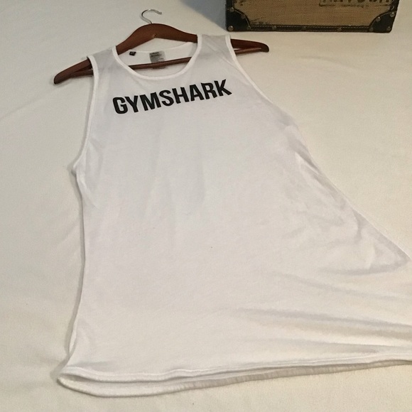 Gymshark Tops - Gymshark White Oversized Vest